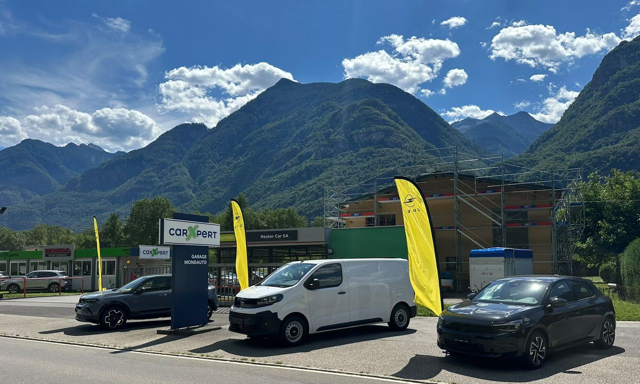 Esterno del Garage Mondauto a Osogna